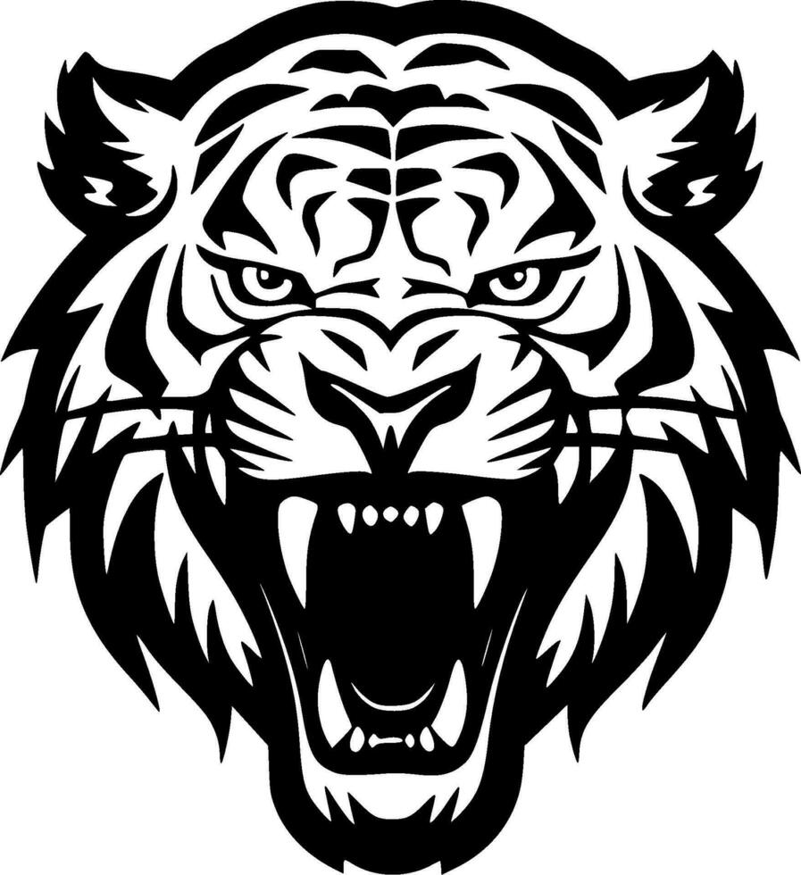 Tiger - High Quality Vector Logo - Vector illustration ideal for T-shirt graphic