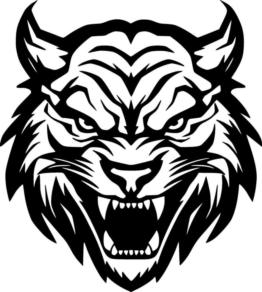 Tiger - High Quality Vector Logo - Vector illustration ideal for T-shirt graphic