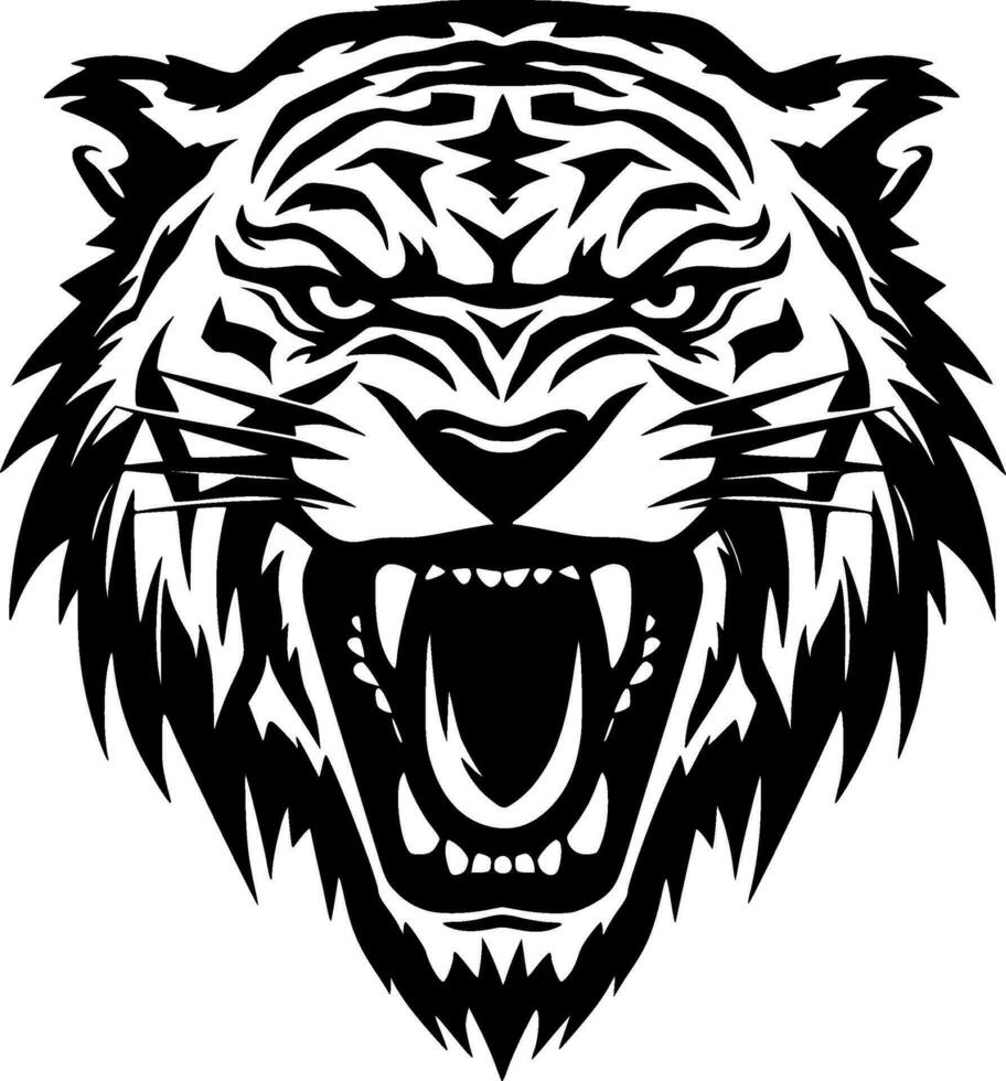 Tiger - High Quality Vector Logo - Vector illustration ideal for T-shirt graphic