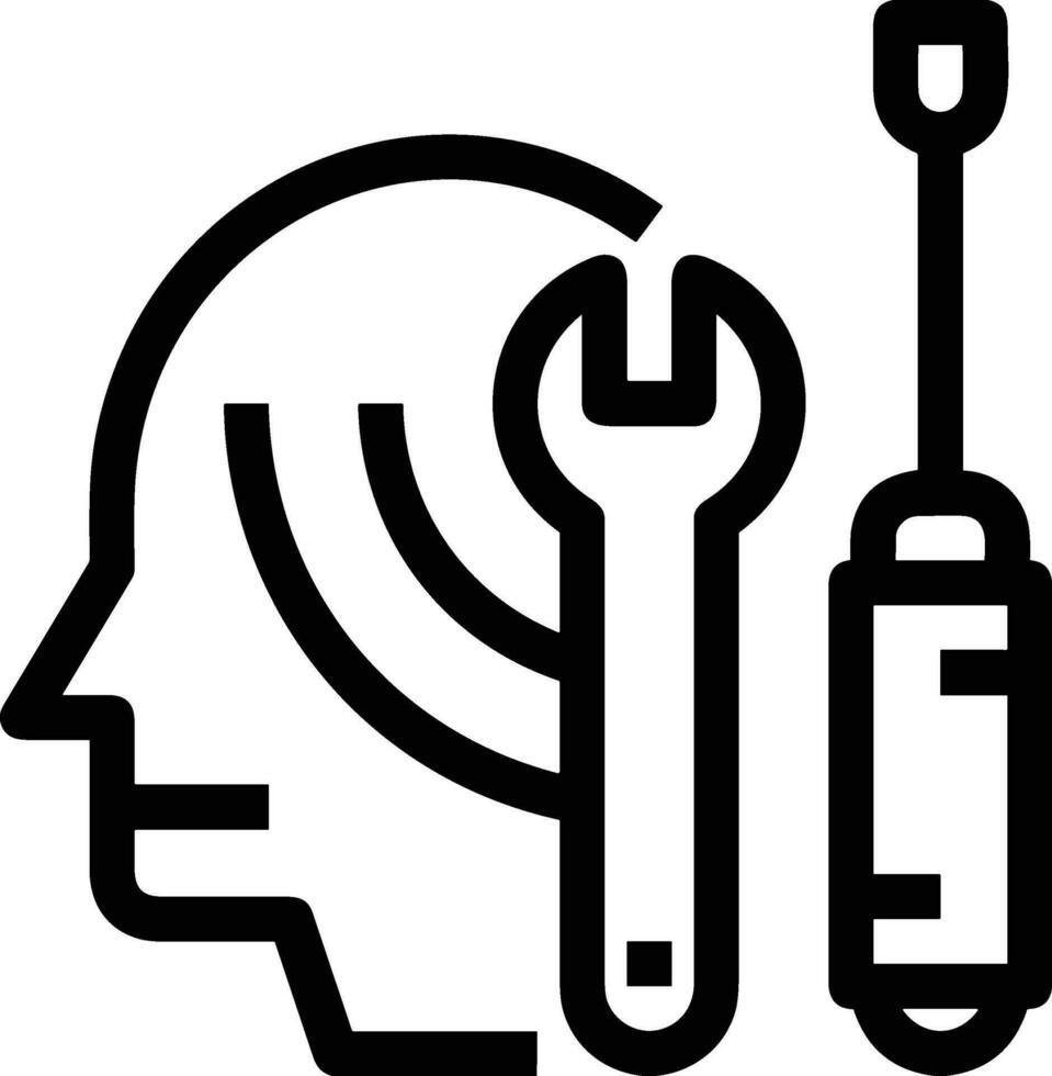 Brain idea symbol icon vector image. Illustration of the creative intelligence think design image. EPS 10
