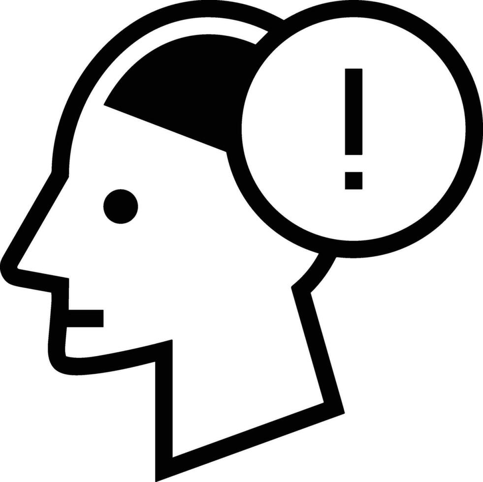 Brain idea symbol icon vector image. Illustration of the creative intelligence think design image. EPS 10