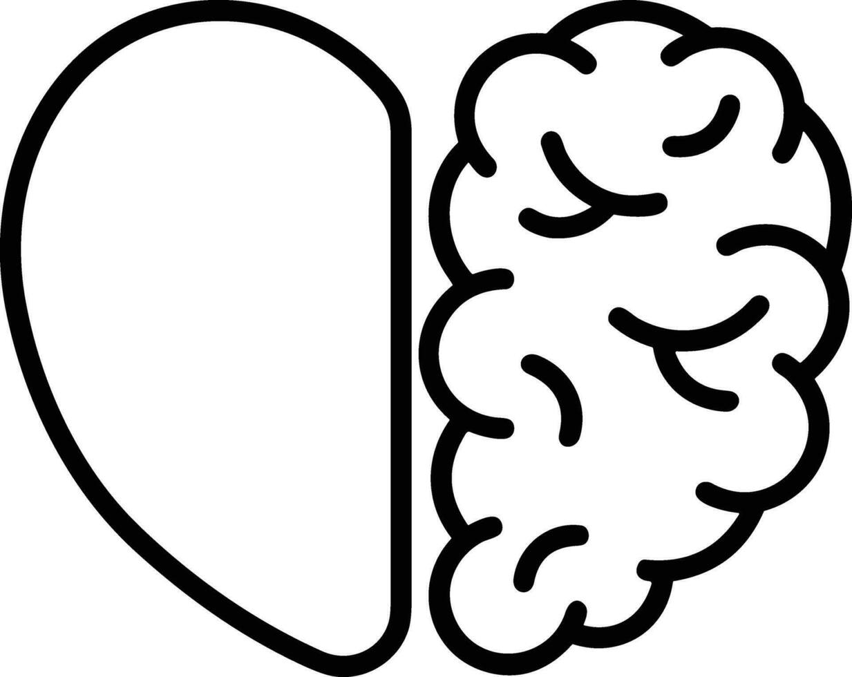 Brain idea symbol icon vector image. Illustration of the creative intelligence think design image. EPS 10