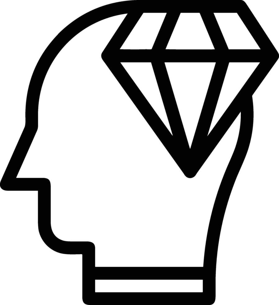 Brain idea symbol icon vector image. Illustration of the creative intelligence think design image. EPS 10