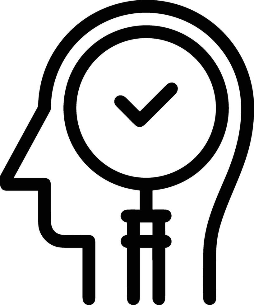 Brain idea symbol icon vector image. Illustration of the creative intelligence think design image. EPS 10