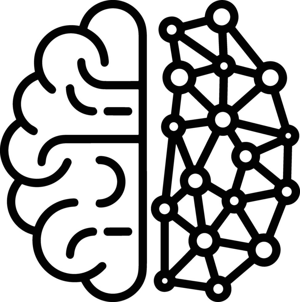 Brain idea symbol icon vector image. Illustration of the creative intelligence think design image. EPS 10