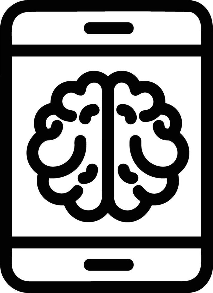 Brain idea symbol icon vector image. Illustration of the creative intelligence think design image. EPS 10