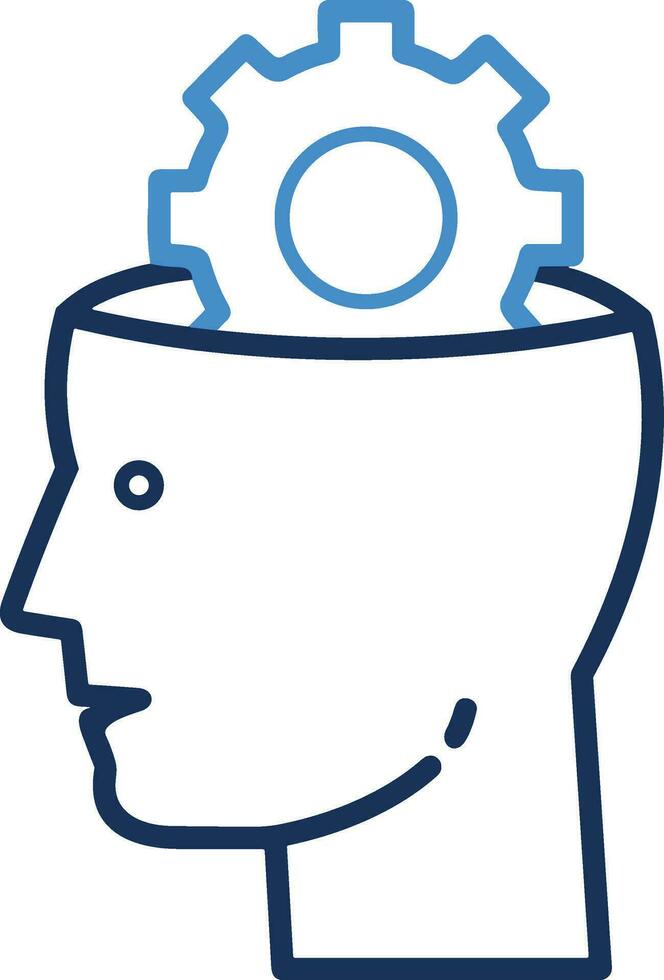 Brain idea symbol icon vector image. Illustration of the creative intelligence think design image. EPS 10