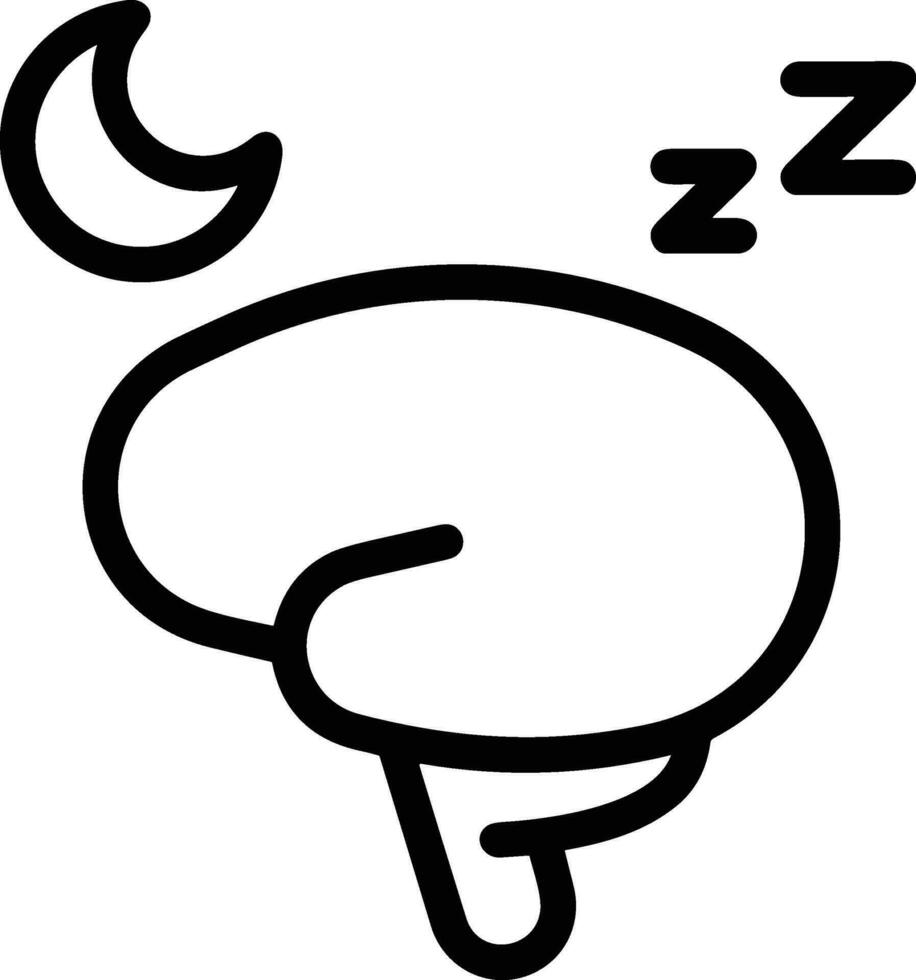 Brain idea symbol icon vector image. Illustration of the creative intelligence think design image. EPS 10