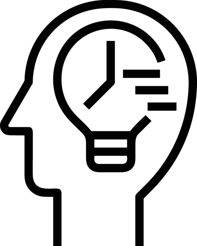 Brain idea symbol icon vector image. Illustration of the creative intelligence think design image. EPS 10