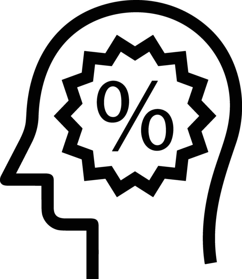 Brain idea symbol icon vector image. Illustration of the creative intelligence think design image. EPS 10