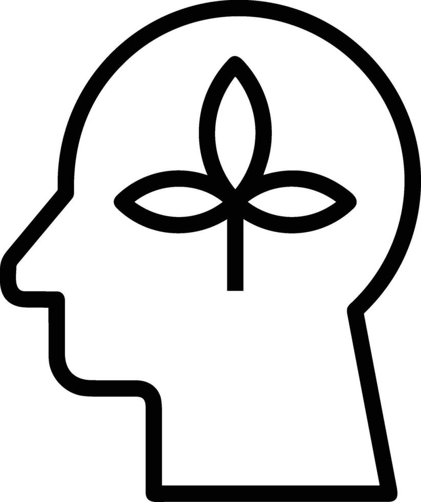 Brain idea symbol icon vector image. Illustration of the creative intelligence think design image. EPS 10