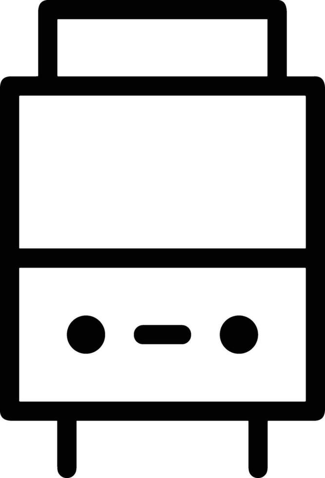 Bus transportation symbol icon vector image. Illustration of the silhouette bus transport public travel design image. EPS 10