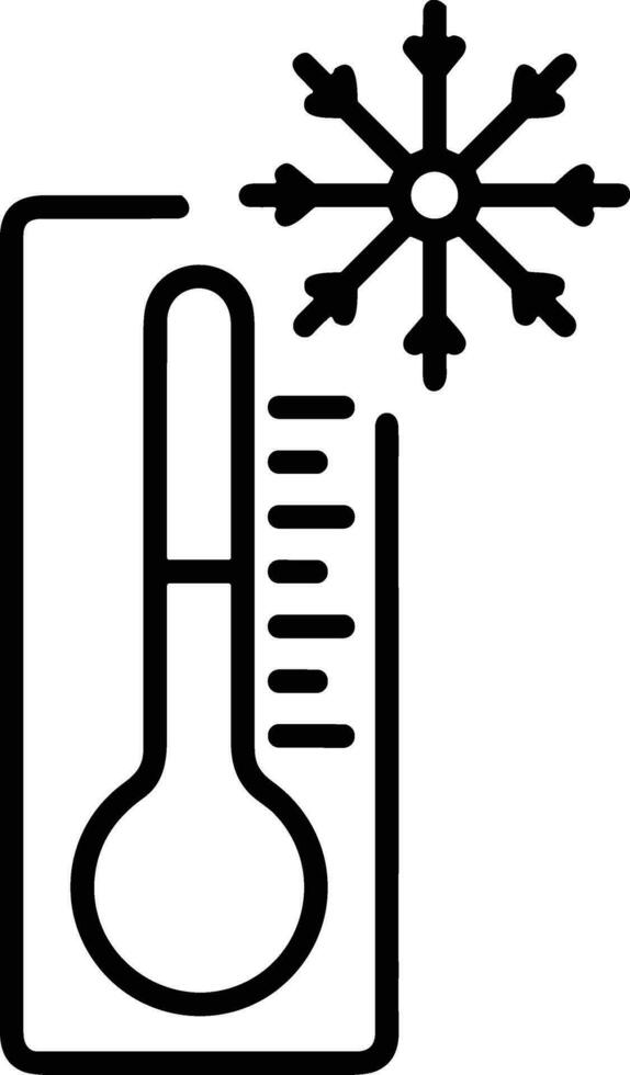 termómetro medicina icono símbolo imagen vector. ilustración de el temperatura frío y caliente medida herramienta diseño imagen.eps 10 vector