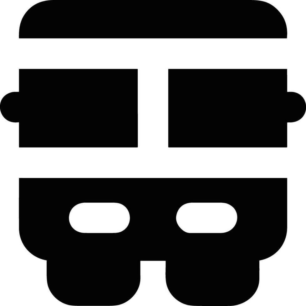 Bus transportation symbol icon vector image. Illustration of the silhouette bus transport public travel design image. EPS 10