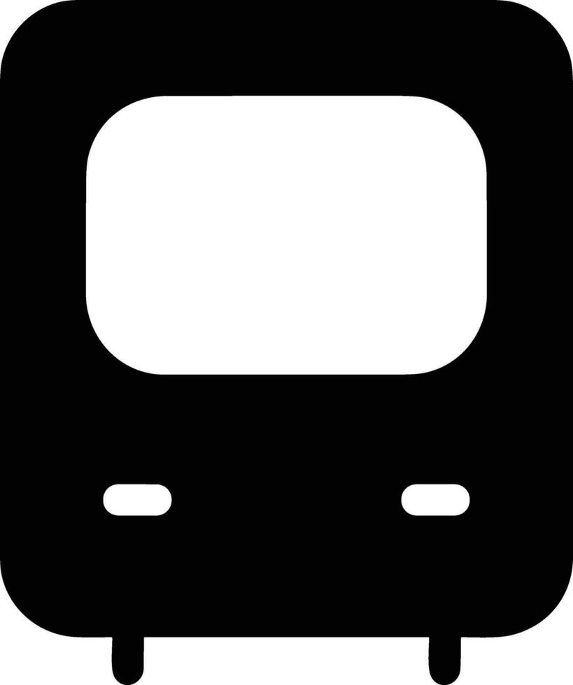 Bus transportation symbol icon vector image. Illustration of the silhouette bus transport public travel design image. EPS 10