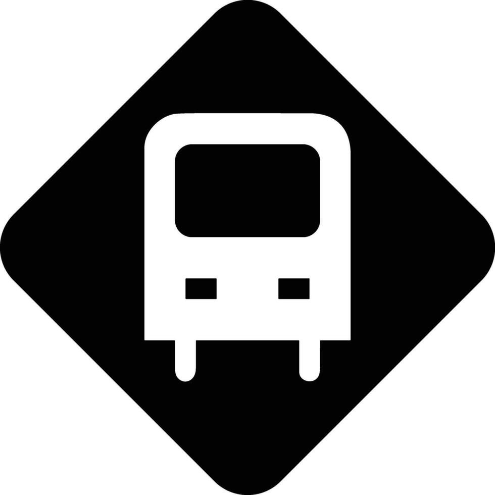 Bus transportation symbol icon vector image. Illustration of the silhouette bus transport public travel design image. EPS 10