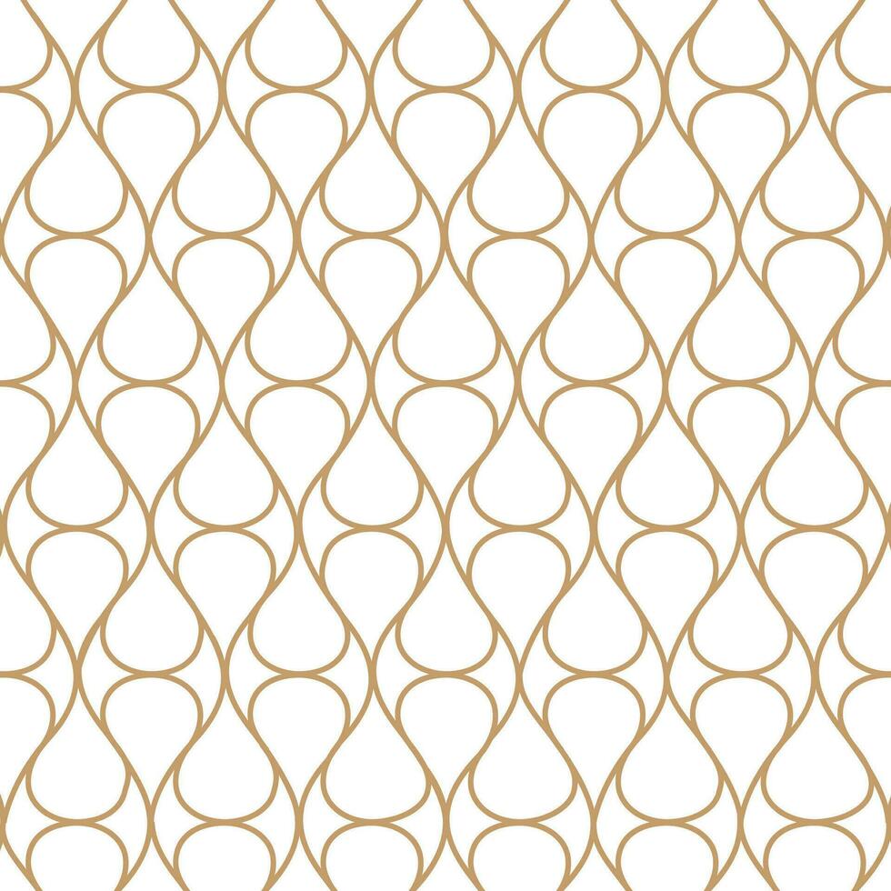 Abstract geometric line ornament vector pattern background