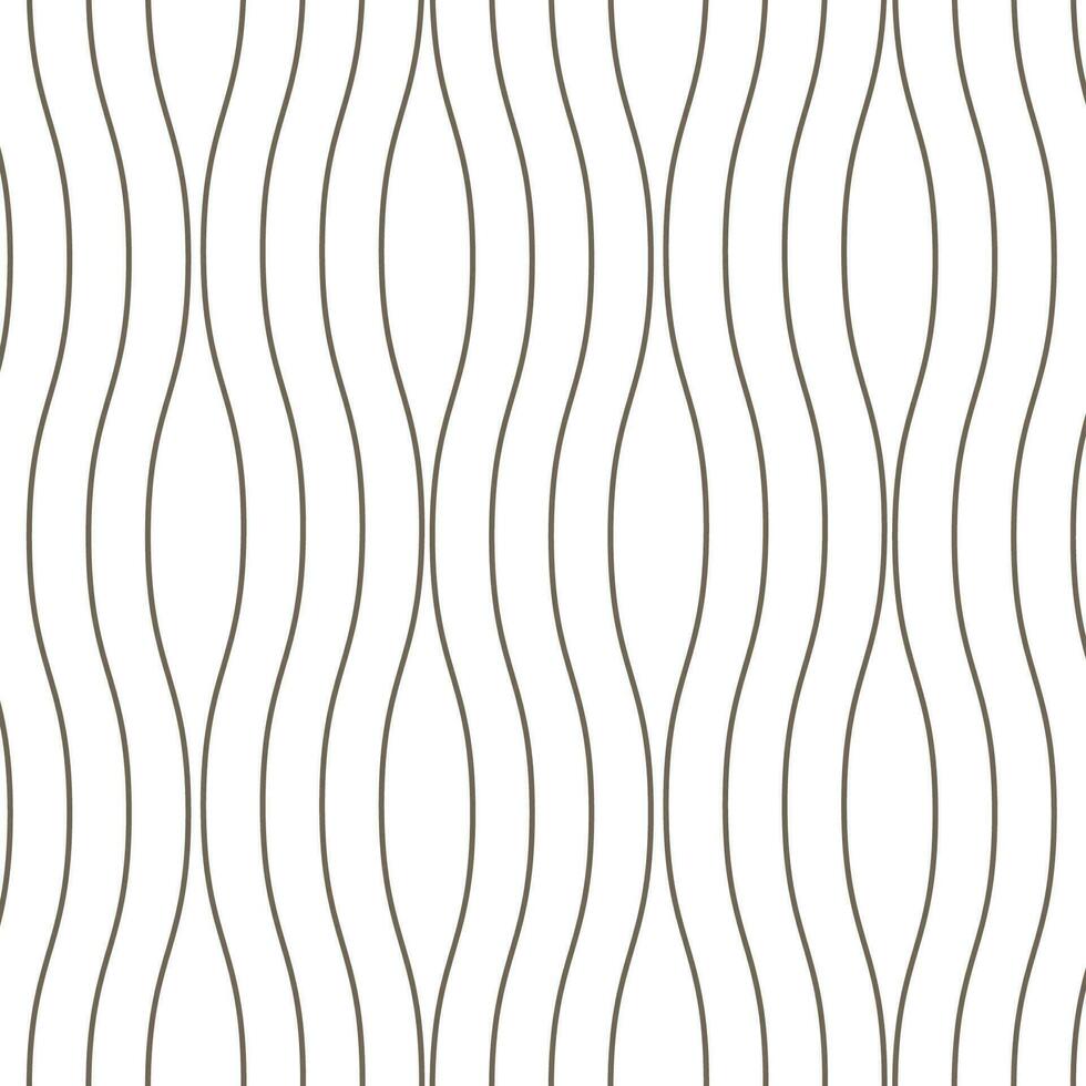 Modern geometric stylish texture with wavy stripes vector background