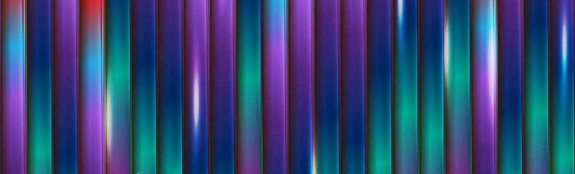 Colorful neon smooth stripes abstract tech background vector