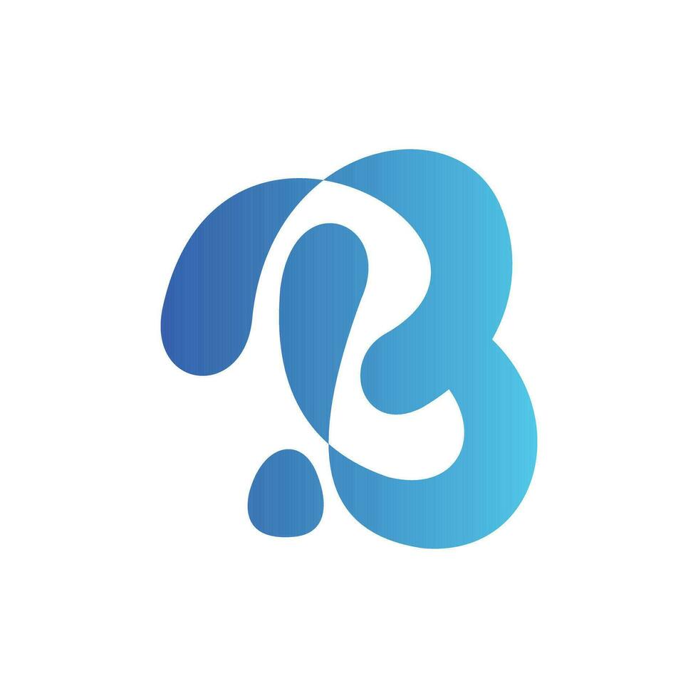 Letter B Modern logo design icon, unique letter B logo design template vector