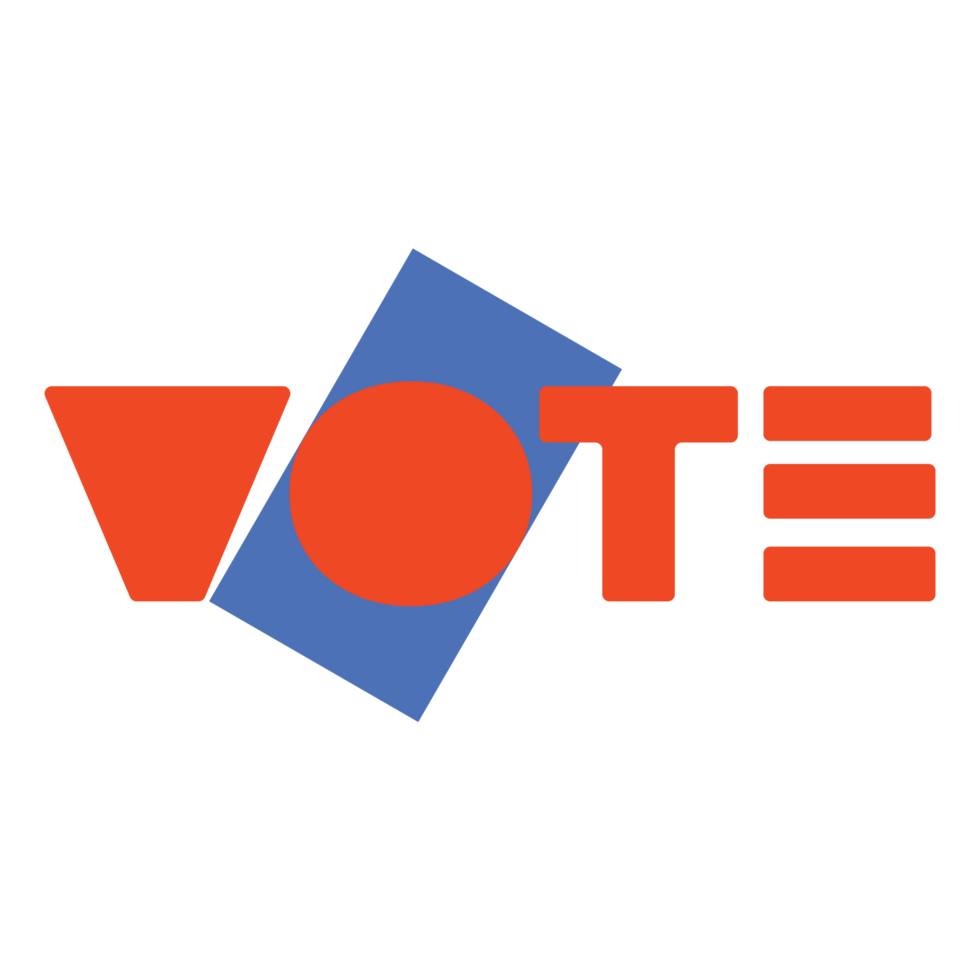 Vote Graphic Design Concept on a Transparent Background png
