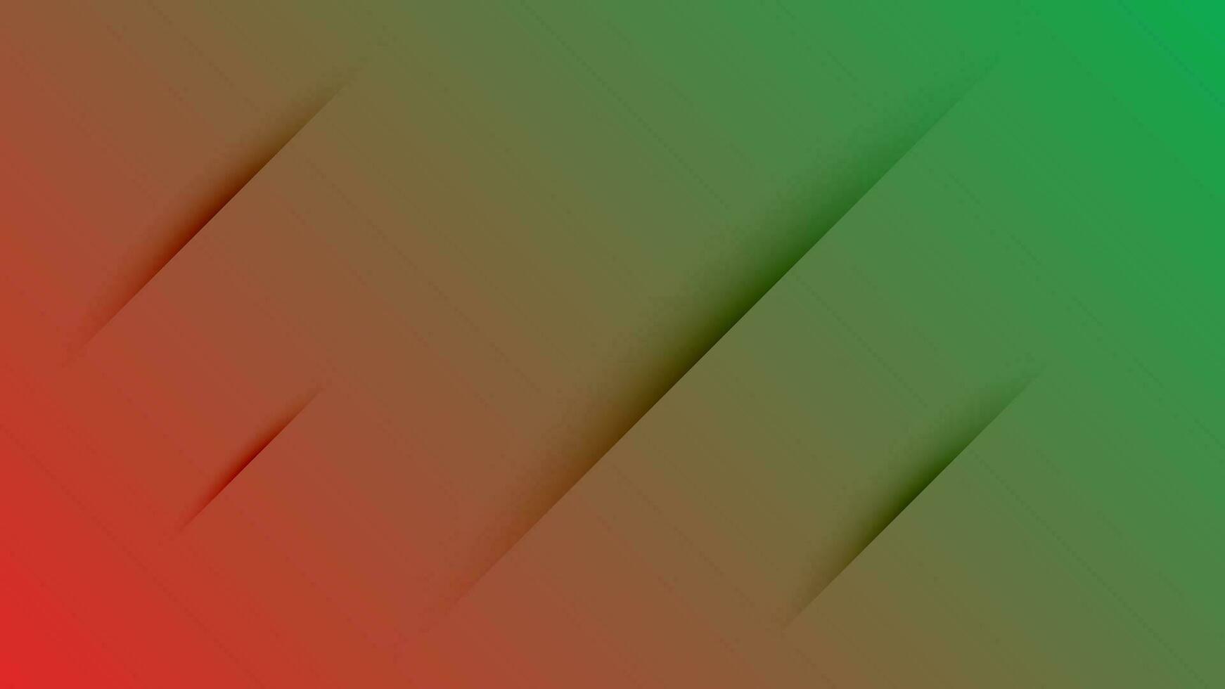 Vibrant and colorful vector red and green gradient background for web design and other in sliced style