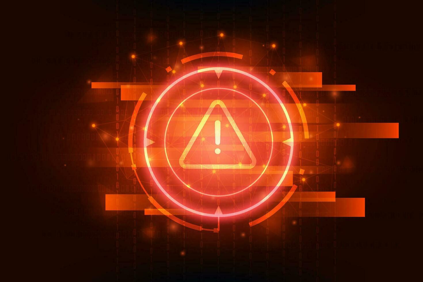 Vector abstract red background with banary code. Cyber attact hacking concept.