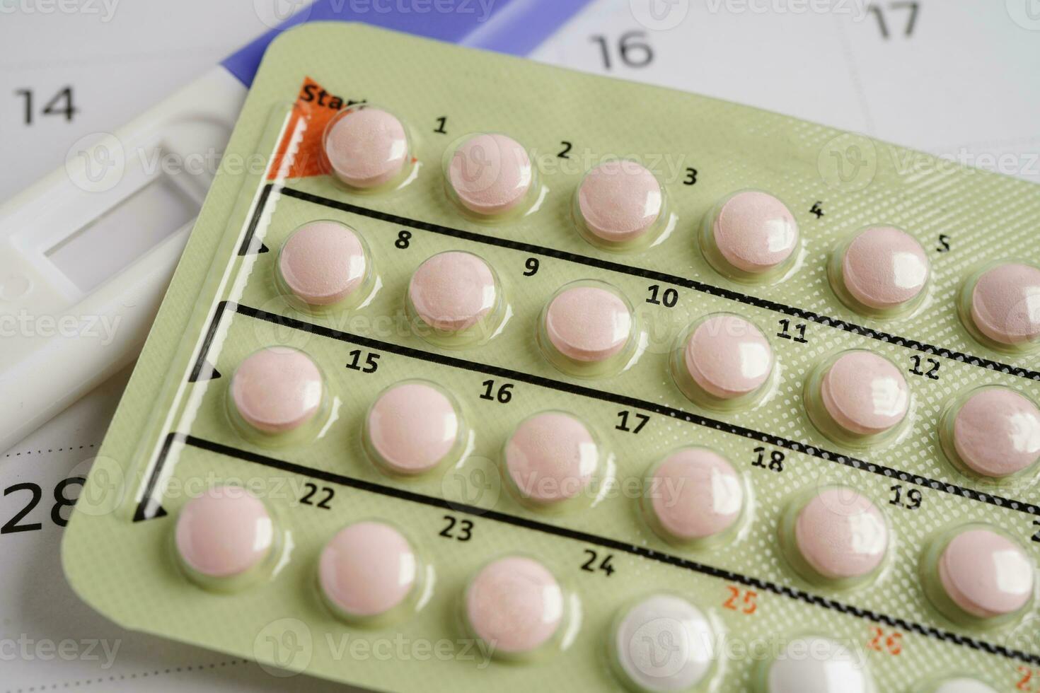 el embarazo prueba con nacimiento controlar pastillas y condón para hembra en calendario, ovulación día. foto