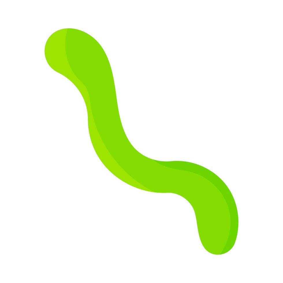 marmalade worm sweet halloween green element icon vector