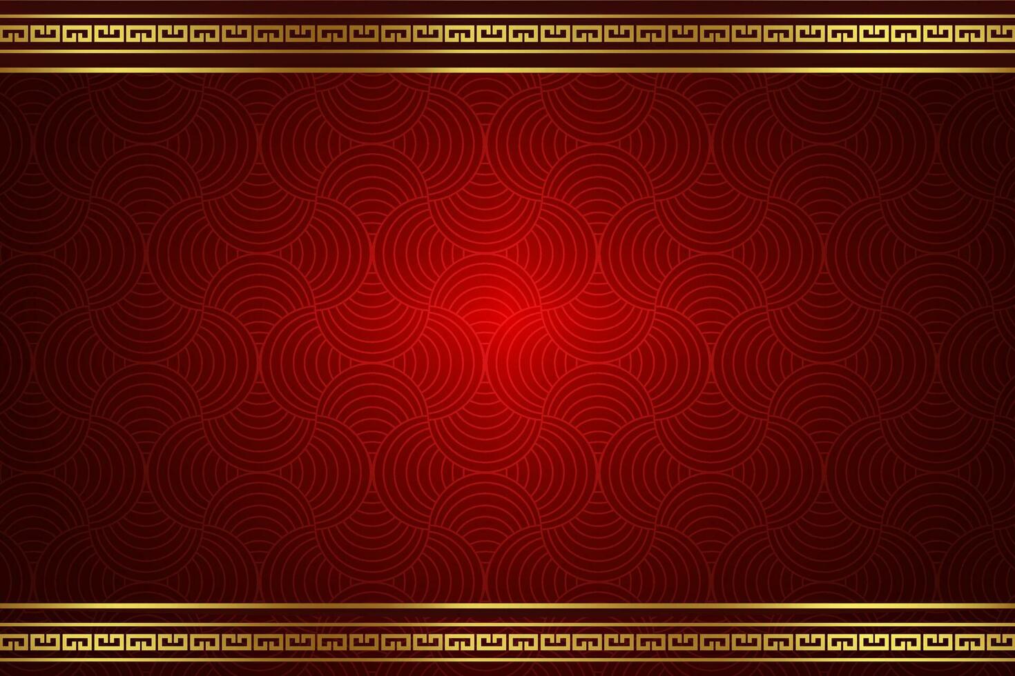 chinese new year style oriental background red gold frame window for your text space area seamless pattern template vector