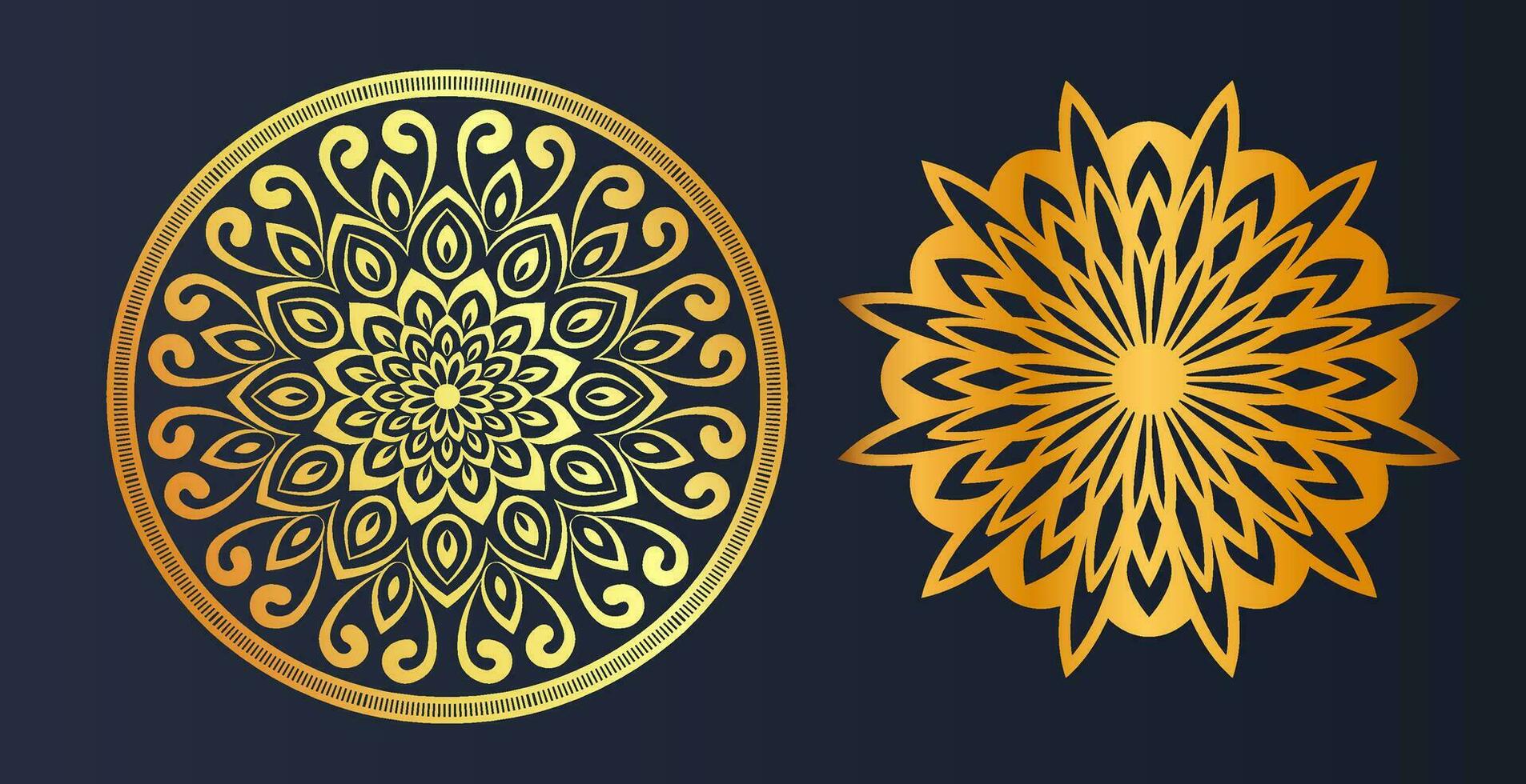 hermosa mandala ornamento diseño con geométrico circulo elemento hecho en vector realista lujo mandala antecedentes hermosa mandala diseño ilustración