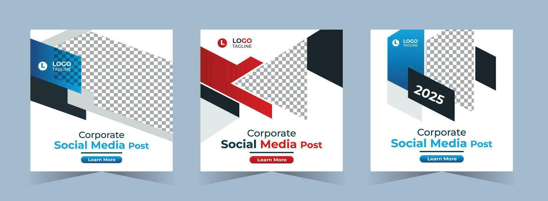 Digital business marketing banner for square social media Instagram post template vector