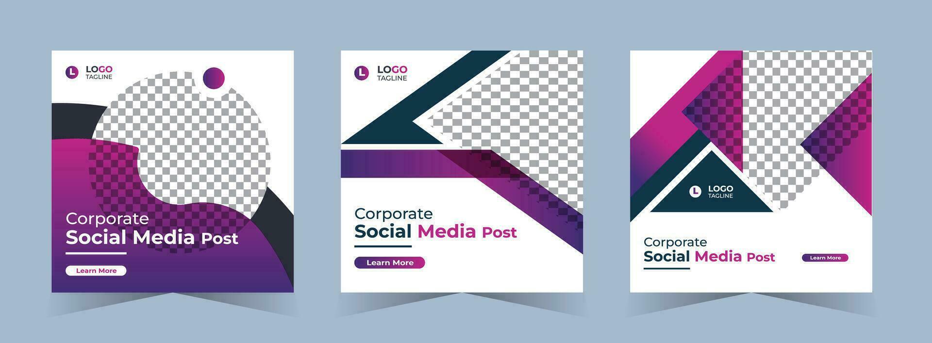 Digital business marketing banner for square social media Instagram post template vector