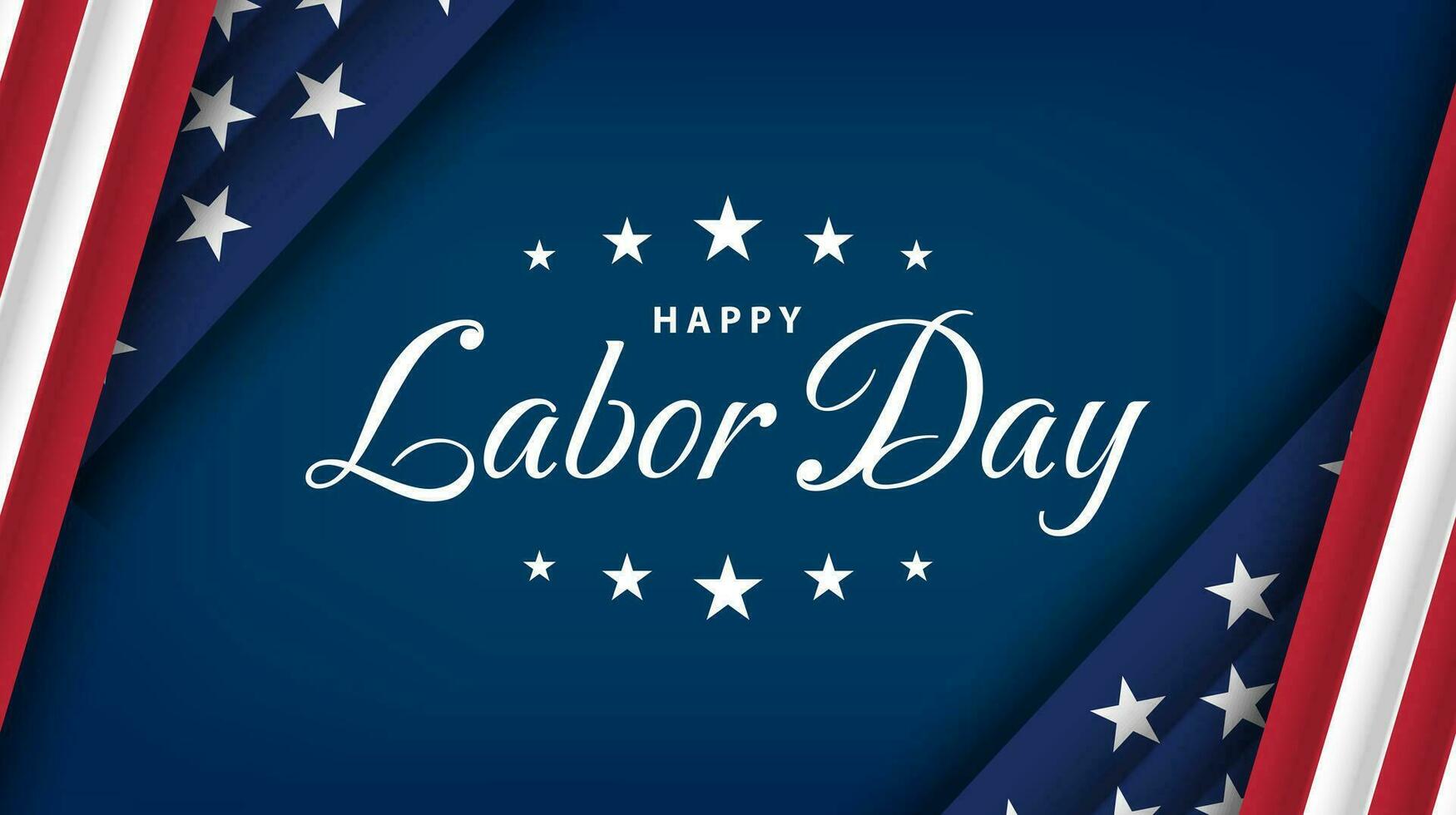 USA labor day celebration background template. United states national holiday banner design. Vector illustration