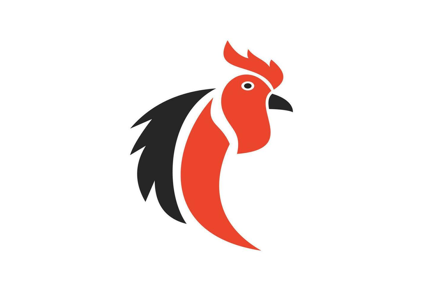 Chicken vector logo design. Farm, hen, fowl icon, Vector design concept