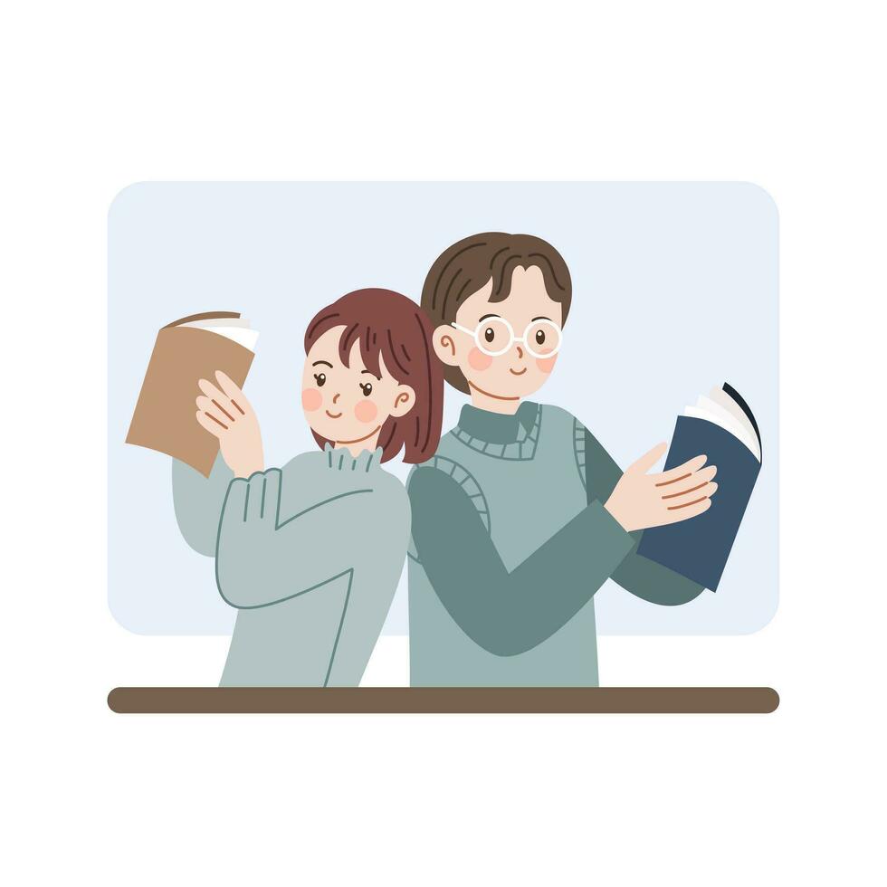 Couple do romantic things together vector