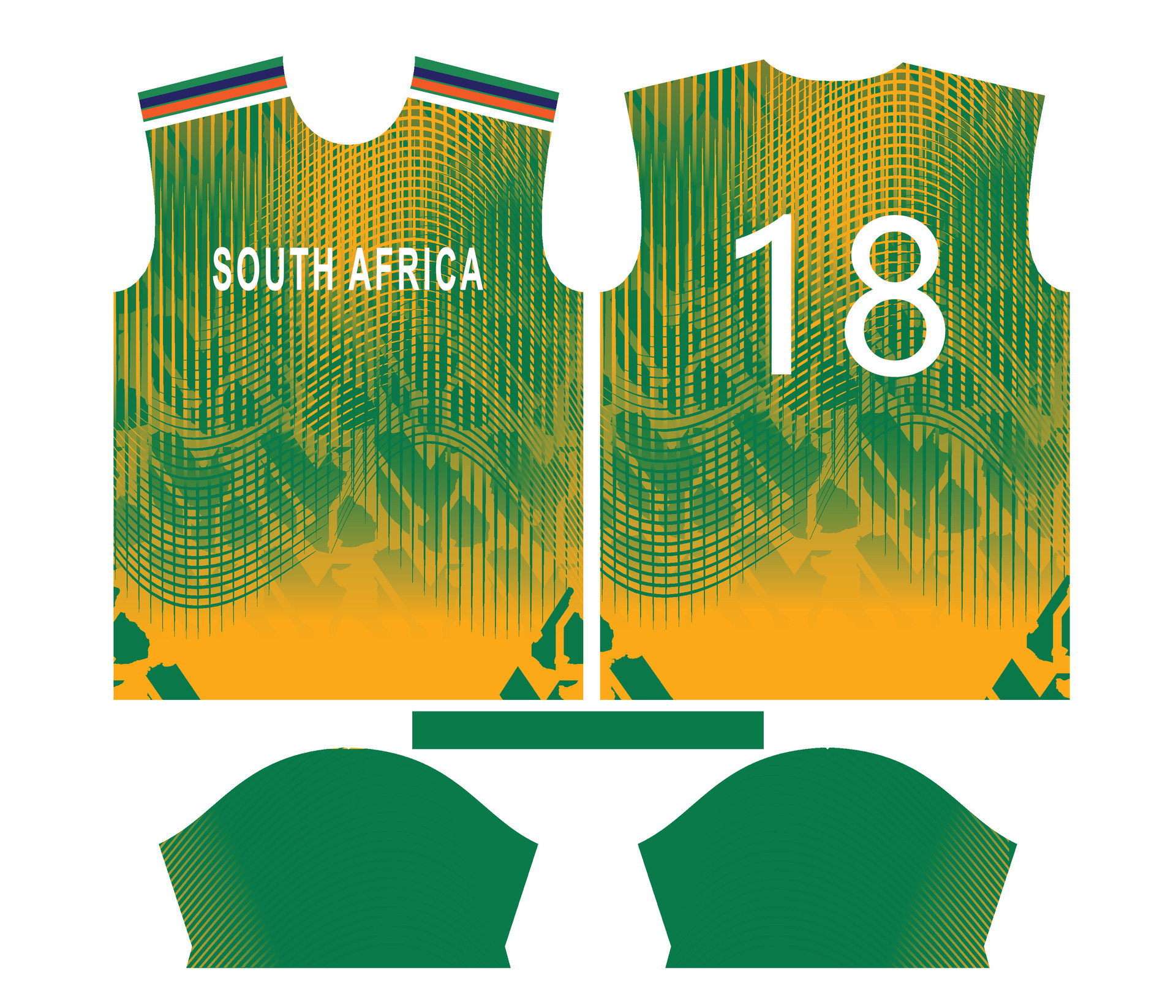 South Africa cricket team sports kid design or South africa cricket