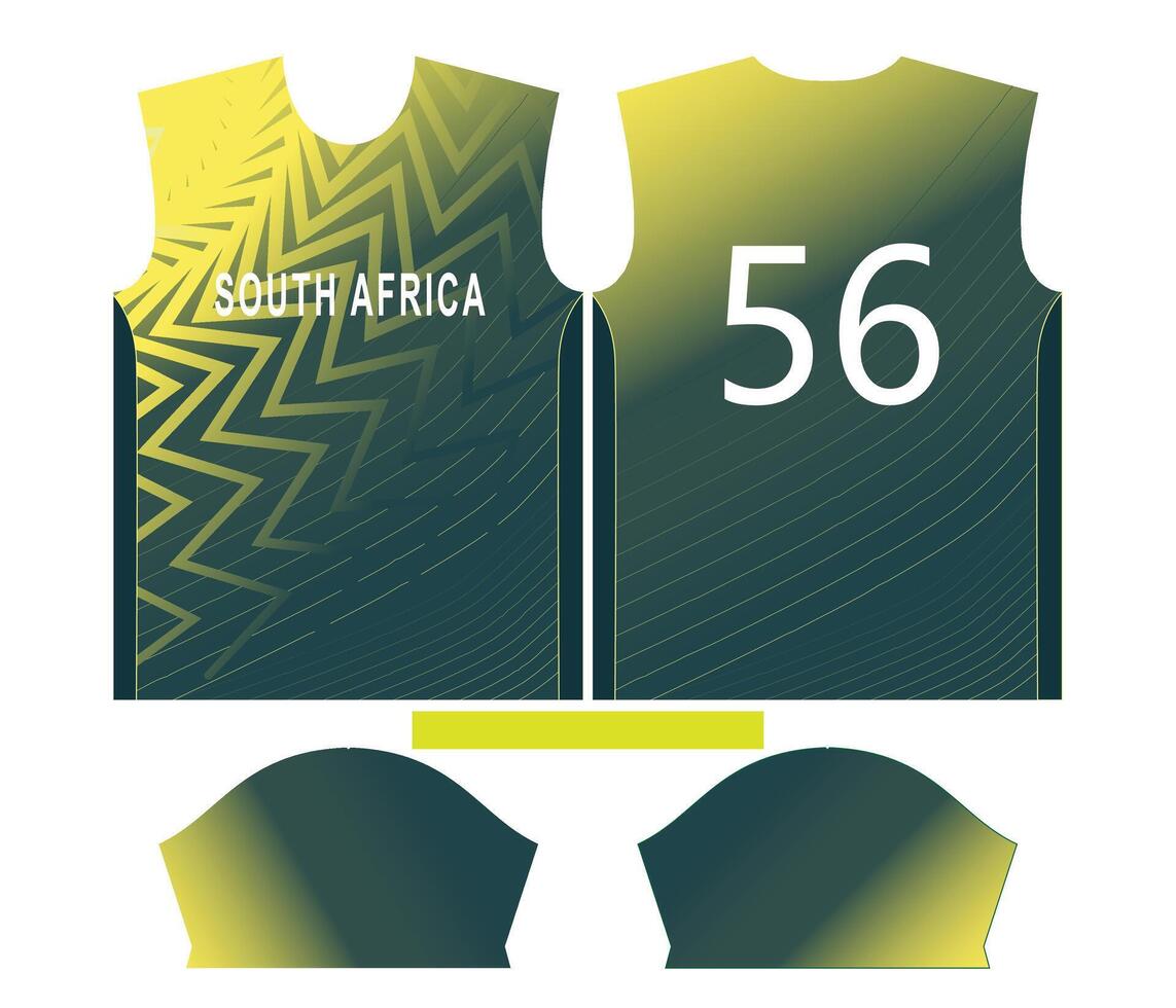 sur África Grillo equipo Deportes niño diseño o sur África Grillo jersey diseño vector