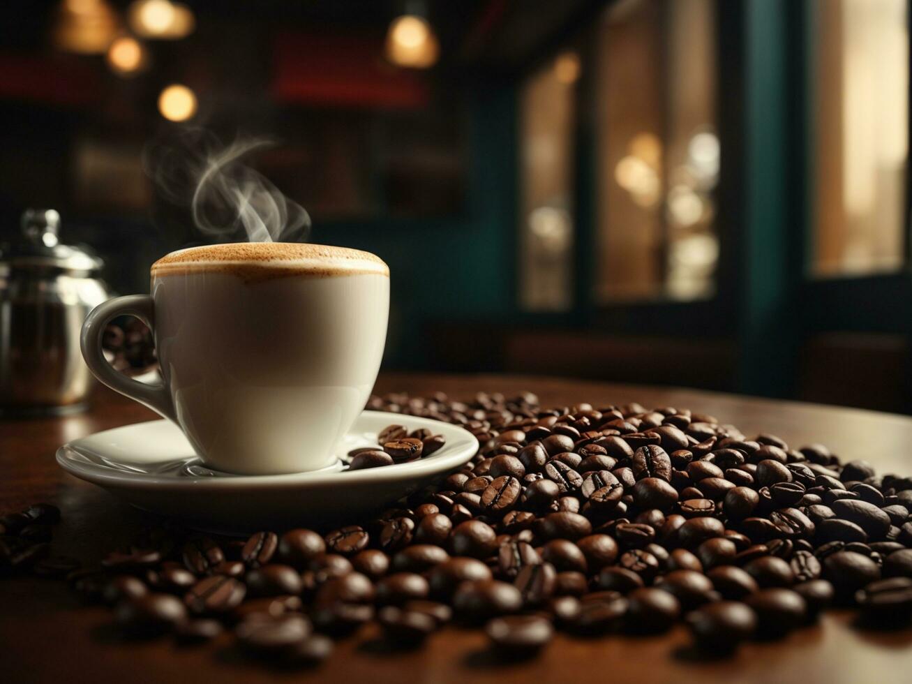 coffee day,ai generative photo