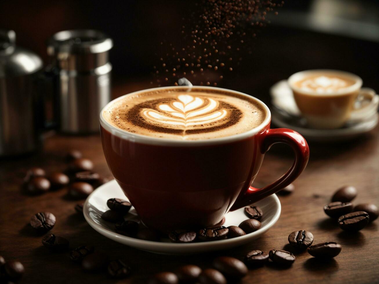 coffee day,ai generative photo