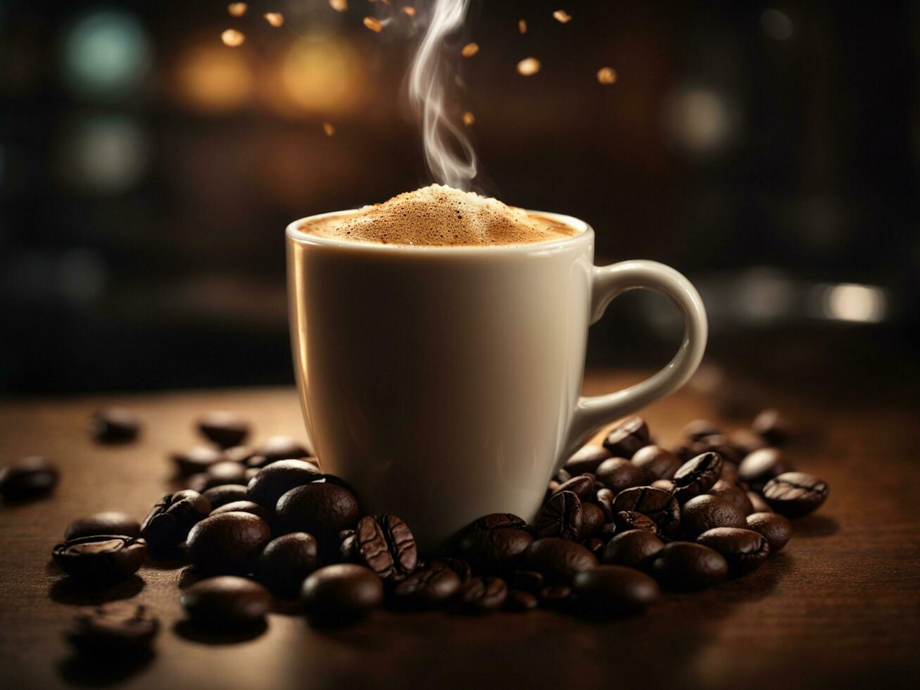 coffee day,ai generative photo