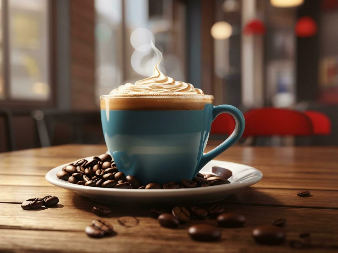 coffee day,ai generative photo