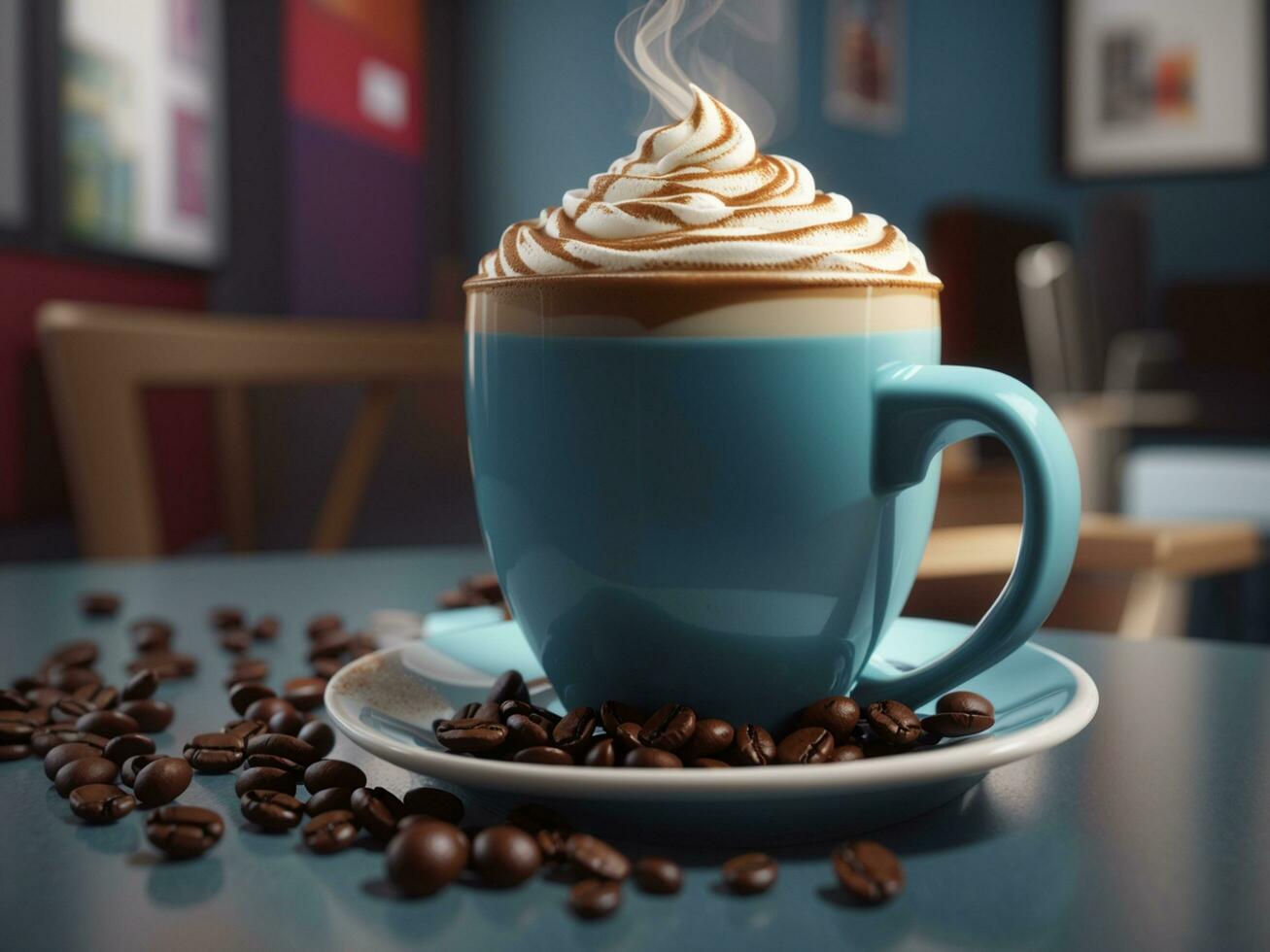 coffee day,ai generative photo