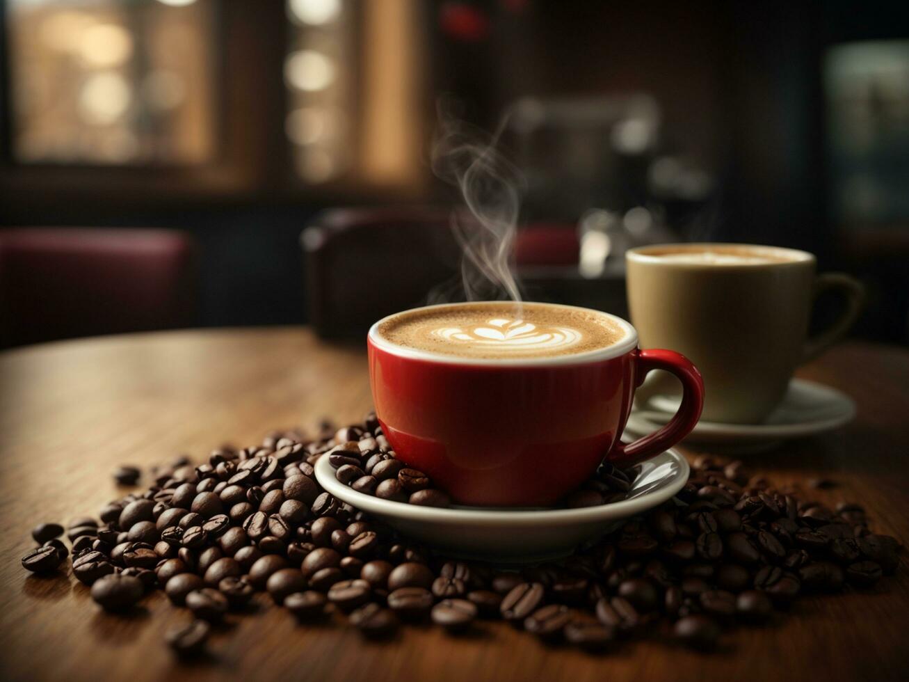 coffee day,ai generative photo