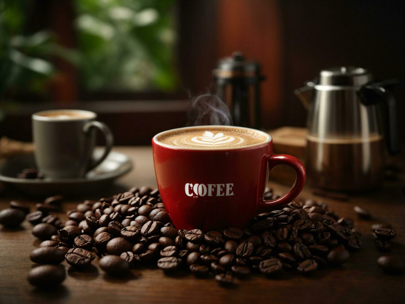 coffee day,ai generative photo