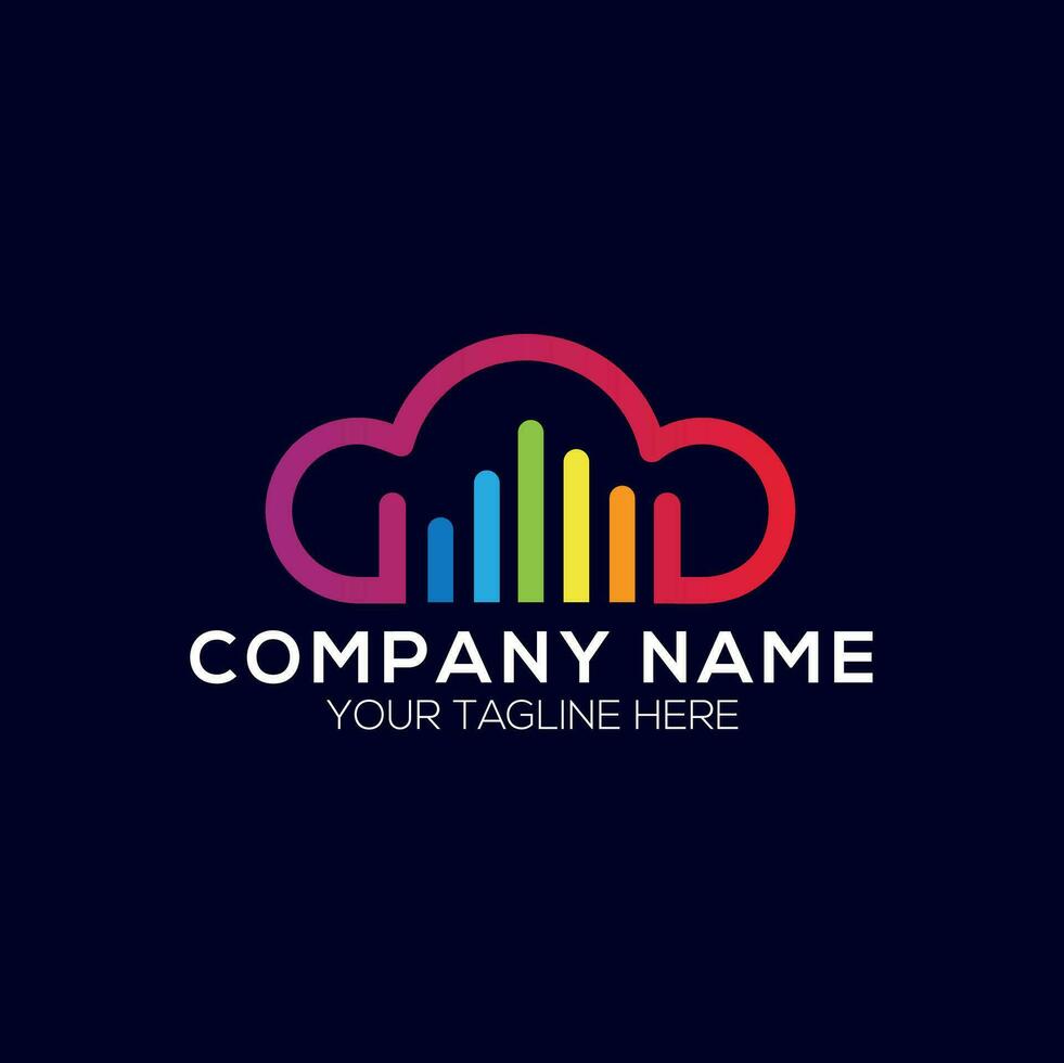 cloud music logo vector illustration design 27468549 Vector Art at Vecteezy