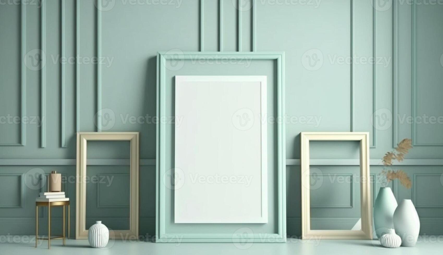 Mockup frame aesthetic photo