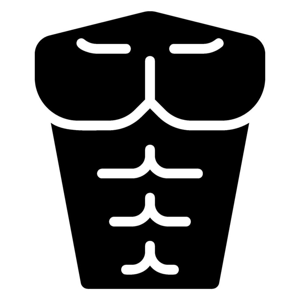 icono de glifo abs vector