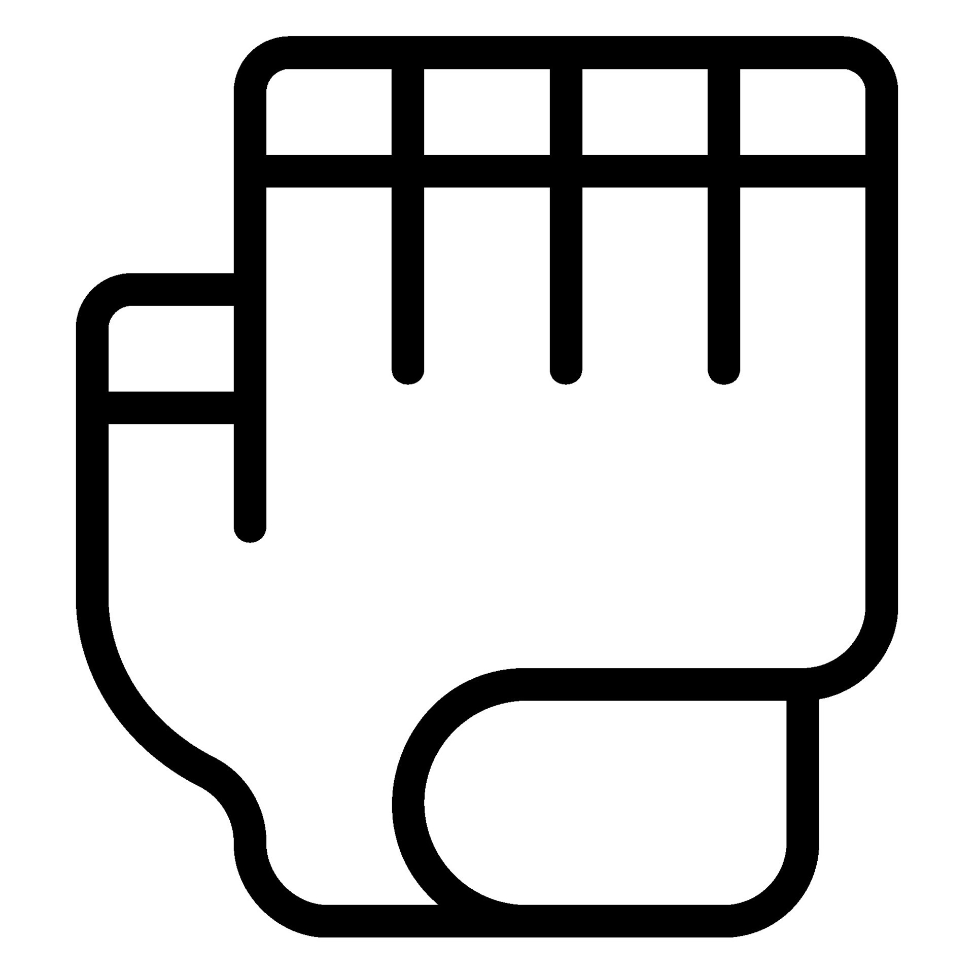 gym gloves line icon 27468779 Vector Art at Vecteezy