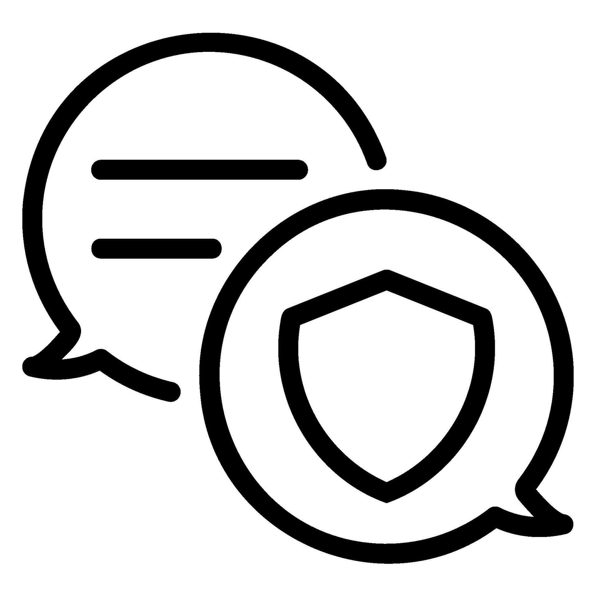 conversation line icon 27469128 Vector Art at Vecteezy